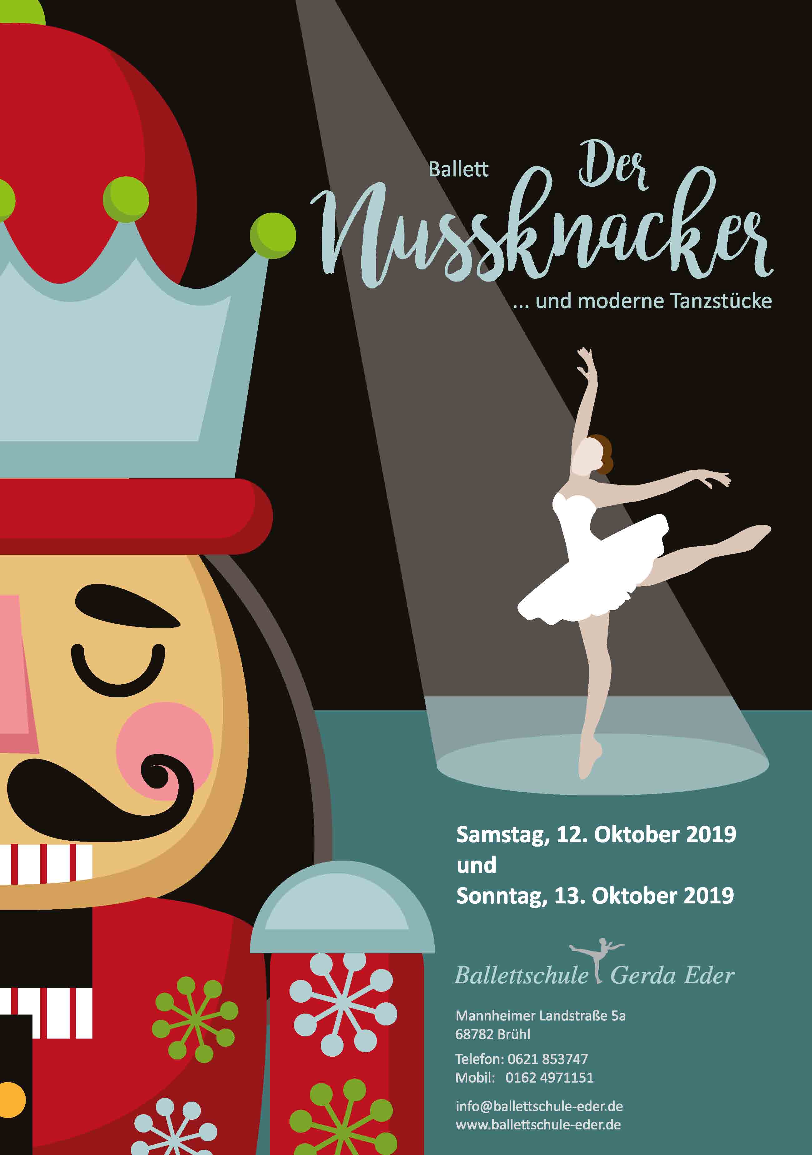 Ballettschule Gerda Eder Nussknacker Plakat